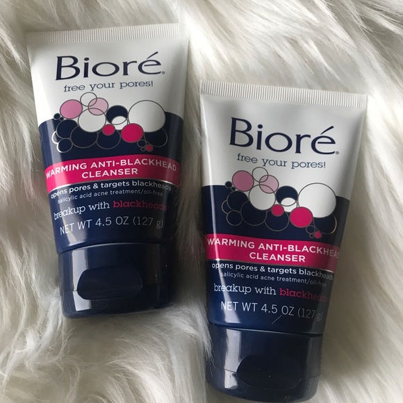 biore warming blackhead cleanser